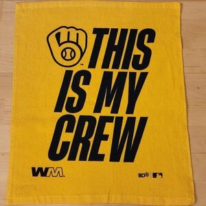 Milwaukee Brewers "This is My Crew" Playoff Rally Towel Baseball MLB